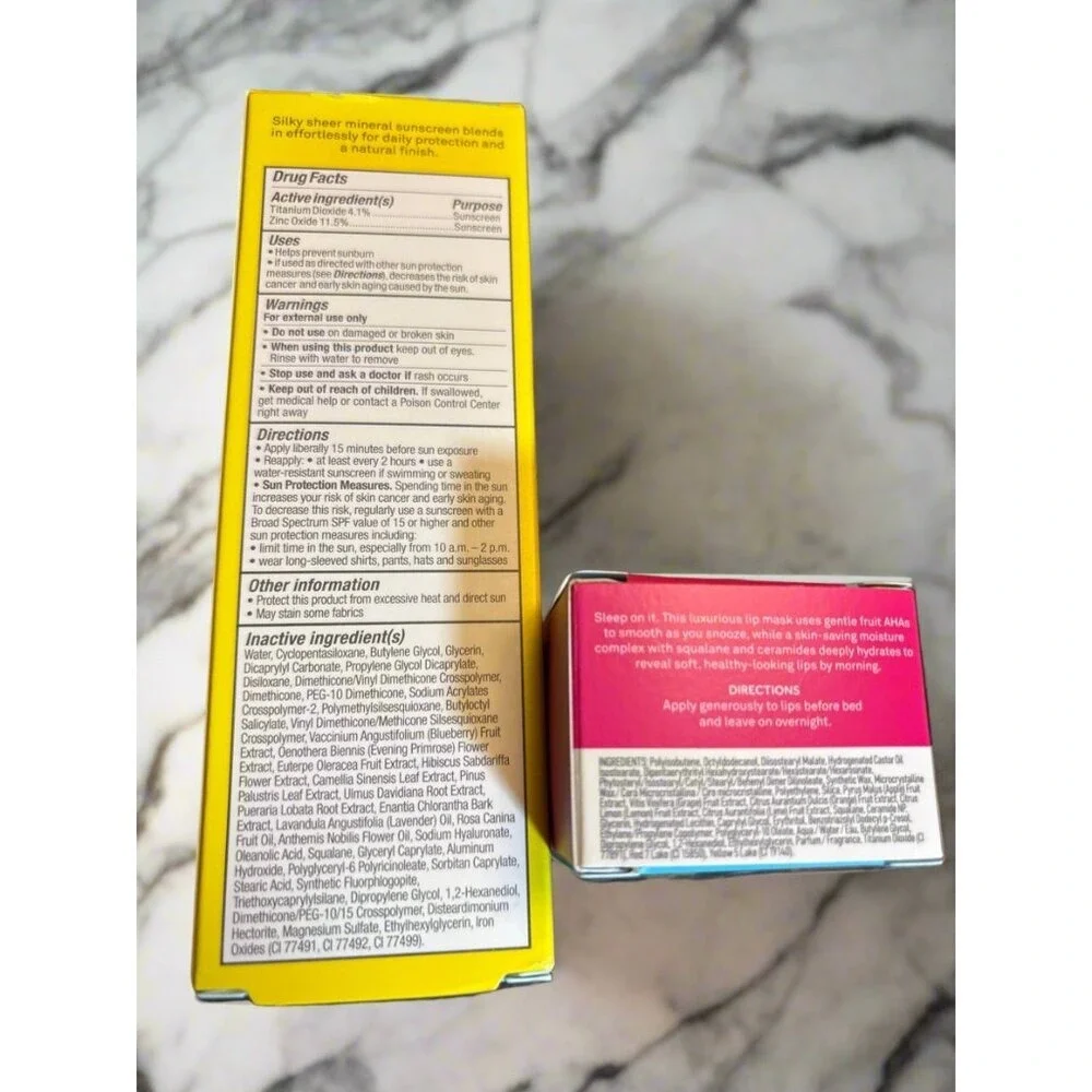 Bliss Skincare Duo Block Star SPF 30 Tinted Sunscreen & Overnight Lip‎ Mask